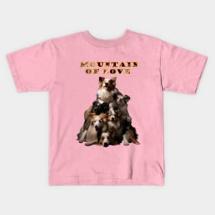 Dogs - Mountain of Love Kids T-Shirt